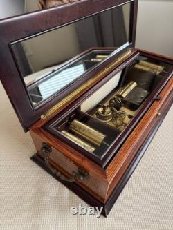 Johann Strauss Waltzes Five Cylinder Interchangeable Inlaid Music Box Ltd Ed