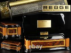 Kai Rare finest REUGE luge inlay cylinder music box 144 valve Sublime Harmoni