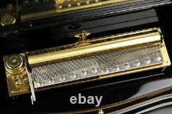 Kai Rare finest REUGE luge inlay cylinder music box 144 valve Sublime Harmoni