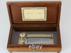 LARGE REUGE CYLINDER MUSIC BOX plays FUR ELISE by BEETHOVEN in 3 PARTS awesome