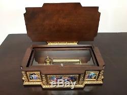 LE Reuge Music Box Franklin Mint Vatican Museum The Life of Christ Millennium