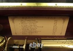 La Musica D'Italia Inlaid Grand Opera Music Box with Reuge Movement 16 x 6.5