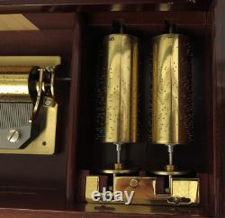 La Musica D'Italia Inlaid Grand Opera Music Box with Reuge Movement 16 x 6.5