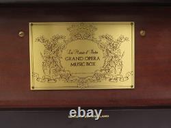 La Musica D'Italia Inlaid Grand Opera Music Box with Reuge Movement 16 x 6.5