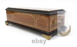 La Musica D'Italia Inlaid Grand Opera Music Box with Reuge Movement 16 x 6.5