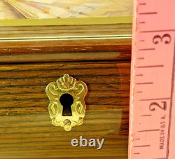Large REUGE Romance Vintage Swiss Music Box Inlaid ITALY Burke LETTER H&G Studio