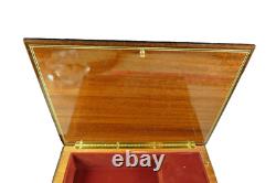 Large REUGE Romance Vintage Swiss Music Box Inlaid ITALY Burke LETTER H&G Studio