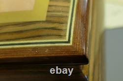 Large REUGE Romance Vintage Swiss Music Box Inlaid ITALY Burke LETTER H&G Studio