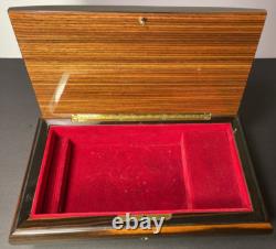 Large Sorento Italy Musical Wood Inlay Sound of Music Jewelry Trinket Box VIDEO