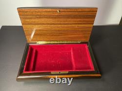 Large Sorento Italy Musical Wood Inlay Sound of Music Jewelry Trinket Box VIDEO