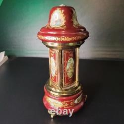 Lipstick Cigarette Holder Music Box Carousel ballerina Reuge vintage Needs Fix