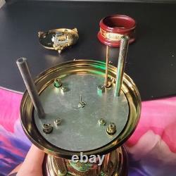 Lipstick Cigarette Holder Music Box Carousel ballerina Reuge vintage Needs Fix