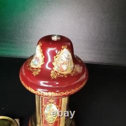 Lipstick Cigarette Holder Music Box Carousel ballerina Reuge vintage Needs Fix