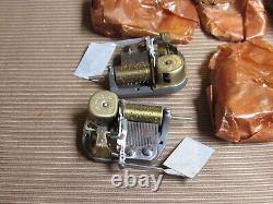 Lot of 10 new old stock Reuge 18 note music box movements Whistle While you Work