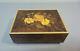 Lovely Vintage Reuge Swiss Inlaid Jewelry / Trinket Box, Plays Edelweiss