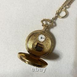 Luge Reuge With Music Box Pocket Watch Melody For Elise Girl Playing The Piano