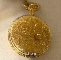 Luge Reuge With Music Box Pocket Watch Melody For Elise Girl Playing The Piano