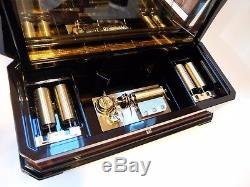 Massive Vintage Reuge Interchangeable Cylinder Music Box (watch Video)
