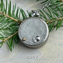 Miniature REUGE pendant watch with music box Switzerland 1960