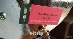 Music Box REUGE The Blue Danube No. 496 ORIGINAL