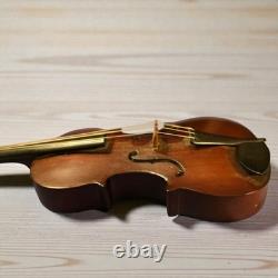 Music Box Reuge Brand Violin Shaped Nutcracker Waltz of the Flowers READ