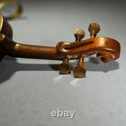 Music Box Reuge Brand Violin Shaped Nutcracker Waltz of the Flowers READ