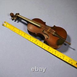 Music Box Reuge Brand Violin Shaped Nutcracker Waltz of the Flowers READ
