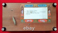 Music Box Reuge Sainte Croix Switzerland 4/50- Francois Boucher Art NEAR MINT