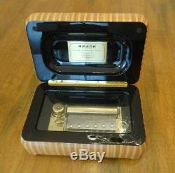 NICE SWISS MADE, MECHANICAL MUSIC BOX by REUGE, WALNUT CASE, BOXED, MANUALS, etc