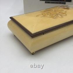 NOS Reuge Swiss Music Box Wedding Song 6395 Inlay NIB 11 X 6