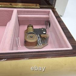 NOS Reuge Swiss Music Box Wedding Song 6395 Inlay NIB 11 X 6