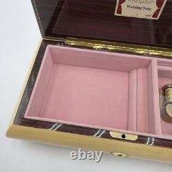 NOS Reuge Swiss Music Box Wedding Song 6395 Inlay NIB 11 X 6