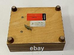 NOS Vintage REUGE Music Box Made In Switzerland Original 1983 Song Camelot