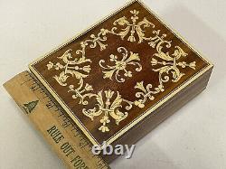 NOS Vintage REUGE Music Box Made In Switzerland Original 1983 Song Camelot