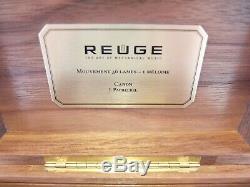 New Reuge Music Box 1.36 Canon By Pachelbel (watch Video, 2 Year Warranty)