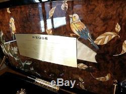 New Reuge Music Box 32 Song Grand Cartel Orchestrion Music Box (watch Video)