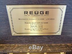 New Reuge Music Box 3.72 Nutcracker, Tchaikovsky (watch Video, 2 Year Warranty)