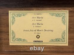 ORPHEUS 3/72 Music Box (Reuge Comp) Ave Maria, Jesu Joy of Man's FULL VIDEO