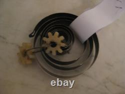 Old Reuge Capodimonte Porcelain Musical Lipstick Cigarette Carousel Music Box