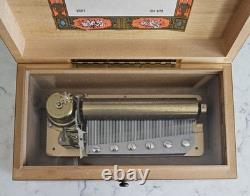 Outstanding Vintage Reuge Sainte-Croix L'aubersom 3.72 Music Box Beautiful Sound