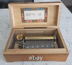 Outstanding Vintage Reuge Sainte-Croix L'aubersom 3.72 Music Box Beautiful Sound