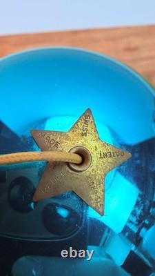 Pair Vintage 60's Reuge STE CROIX Music Box Ball Christmas Ornaments Swiss Made