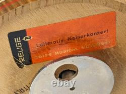 Peanuts Schroeder Reuge Music Box 1968 Italy Anri Beethoven Emperor Concerto