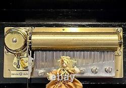Prized Collectible REUGE 3/72 MUSIC BOX Olde Railway Station Tchaikovsky VID