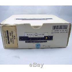 RARE REUGE MUSICAL AUTO ALARM POCKET WATCH MUSIC BOX & Original CARDBOARD BOX