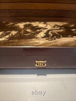 RARE Reuge Music 4/50 Switzerland Vienna Life, Blue Danube, Ann. Song, Strauss