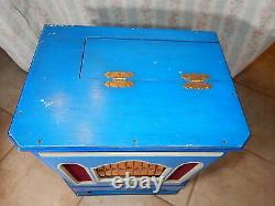 RARE Reuge Music Antique Monkey Crank Organ Box