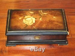 RARE Reuge Music Box 9th 5th Symphony Beethoven Clair de Lune SWISS MADE