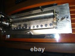 RARE Reuge THE WINCH Musical Box 144 Notes Play 4 Melodies (Watch The Video)