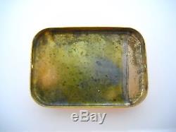 RARE Vintage (1940s) REUGE Miniature Gold & Rhinestone Music Box Pendant/Charm
